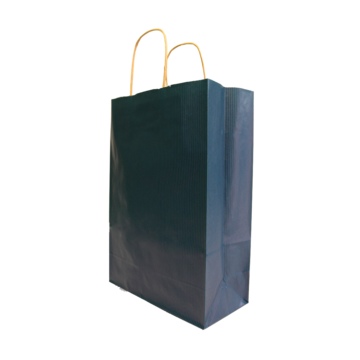 Papirnate vrećice s pletenom ručkom 220x100x310mm tamno plava